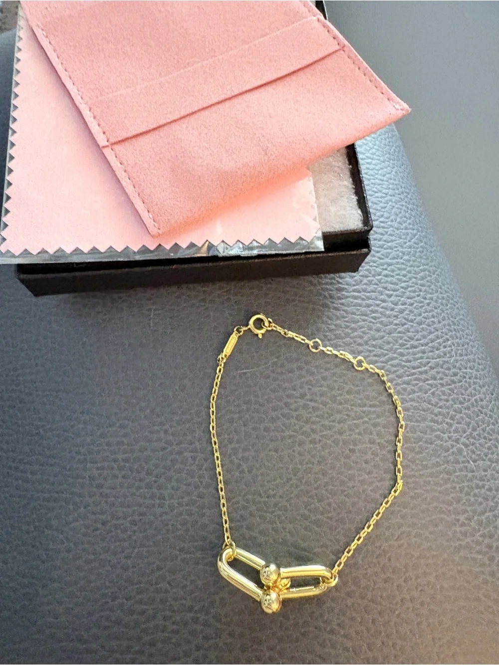 Hardware Link Inspired Bracelet  T and Company
